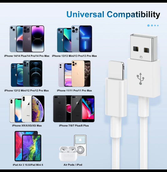 iPhone iPad AirPods fast cable charger
